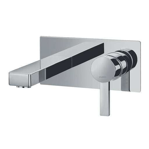 Flova STR8 Concealed Basin Mixer with Slotted Clicker Waste Set - Unbeatable Bathrooms