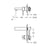 Flova STR8 Concealed Basin Mixer with Slotted Clicker Waste Set - Unbeatable Bathrooms