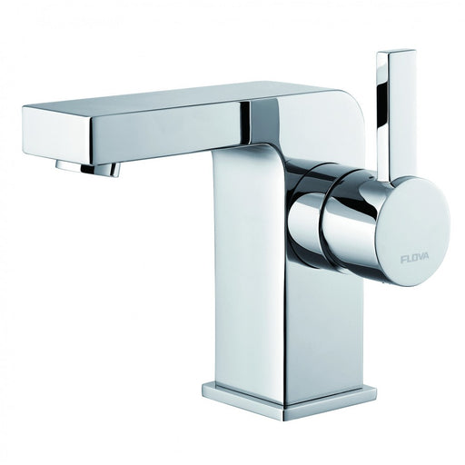 Flova STR8 Basin Mixer with Clicker Waste - Unbeatable Bathrooms