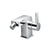 Flova STR8 Mono Bidet Mixer with Clicker Waste Set - Unbeatable Bathrooms