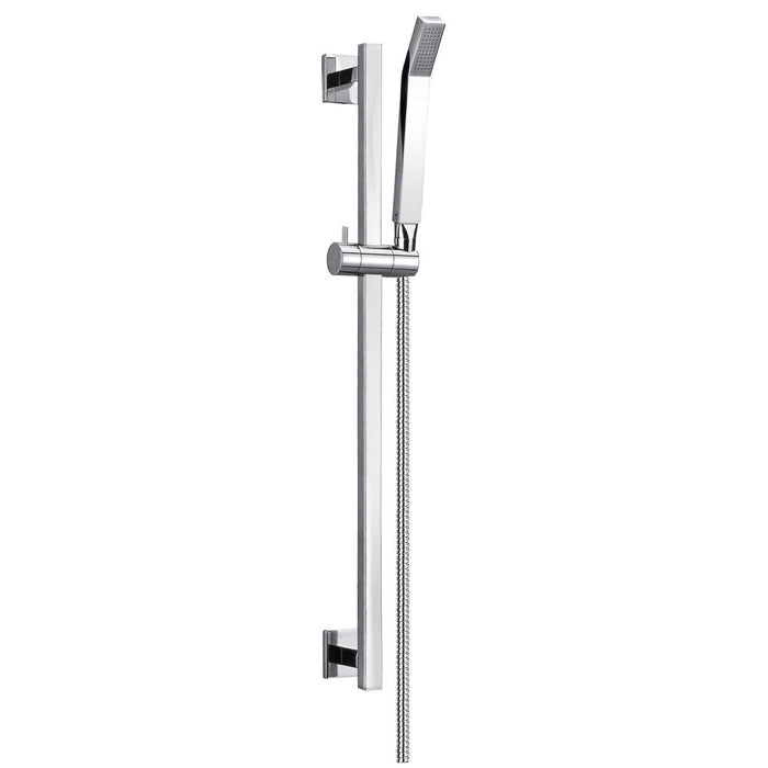 Flova STR8 Slide Rail Set with Brass Handshower - Unbeatable Bathrooms