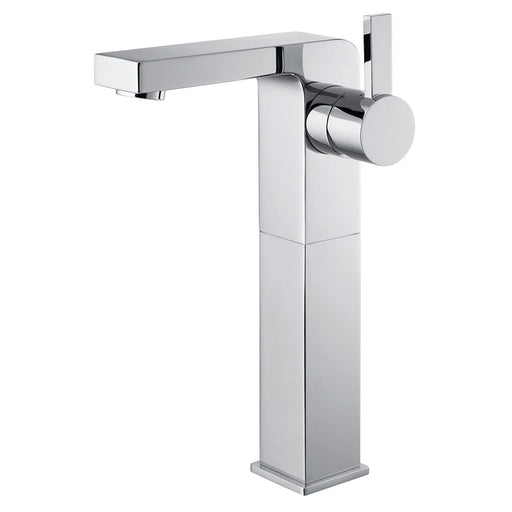 Flova STR8 Tall 255mm Mono Basin Mixer with Slotted Clicker Waste Set - Unbeatable Bathrooms