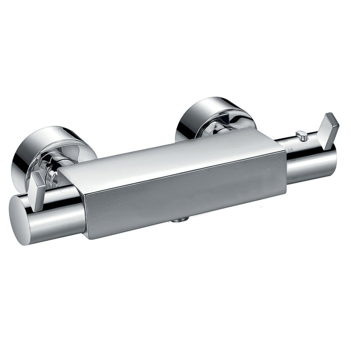 Flova STR8 Exposed Thermostatic Bar Valve - Unbeatable Bathrooms