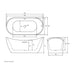 The White Space Sulis 17/1800mm Freestanding Bath - Unbeatable Bathrooms