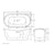 The White Space Sulis 17/1800mm Freestanding Bath - Unbeatable Bathrooms
