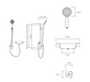 Aqualisa Midas 220 Thermostatic Bar Mixer Shower with Adjustable Head - Matt Black - Unbeatable Bathrooms