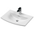 Nuie Deco 500mm Floor Standing 2 Door Fluted Vanity Unit & Basin - Satin Green - Unbeatable Bathrooms
