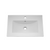 Nuie Deco 600mm Wall Hung 2 Drawer Fluted Vanity Unit & Basin - Satin Green - Unbeatable Bathrooms