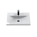 Nuie Deco 600mm Wall Hung 1 Drawer Fluted Vanity Unit & Basin - Satin White - Unbeatable Bathrooms