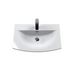 Nuie Deco 600mm Wall Hung 1 Drawer Fluted Vanity Unit & Basin - Satin Blue - Unbeatable Bathrooms