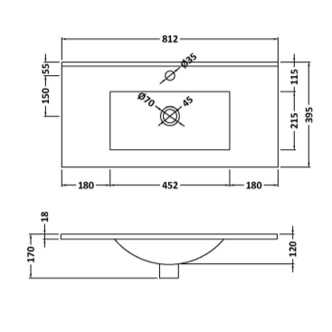 Nuie Deco 800mm Wall Hung 1 Drawer Fluted Vanity Unit & Basin - Satin Green - Unbeatable Bathrooms