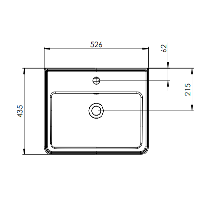 Tavistock Marston 500mm Floor Standing 2 Door Vanity Unit & Basin - Paper White - Unbeatable Bathrooms