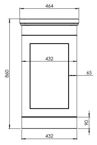 Tavistock Marston 450mm Floor Standing 1 Door Cloakroom Vanity Unit & Basin - Paper White - Unbeatable Bathrooms