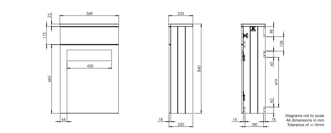 Tavistock Marston 560mm WC Unit - Matt Spruce - Unbeatable Bathrooms