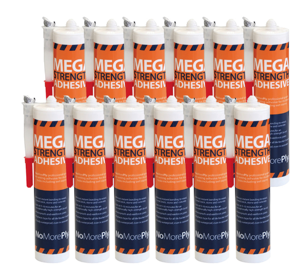 NoMorePly Mega Strength Tile Backing Board Adhesive - 310ml ( x 120 ) - Unbeatable Bathrooms