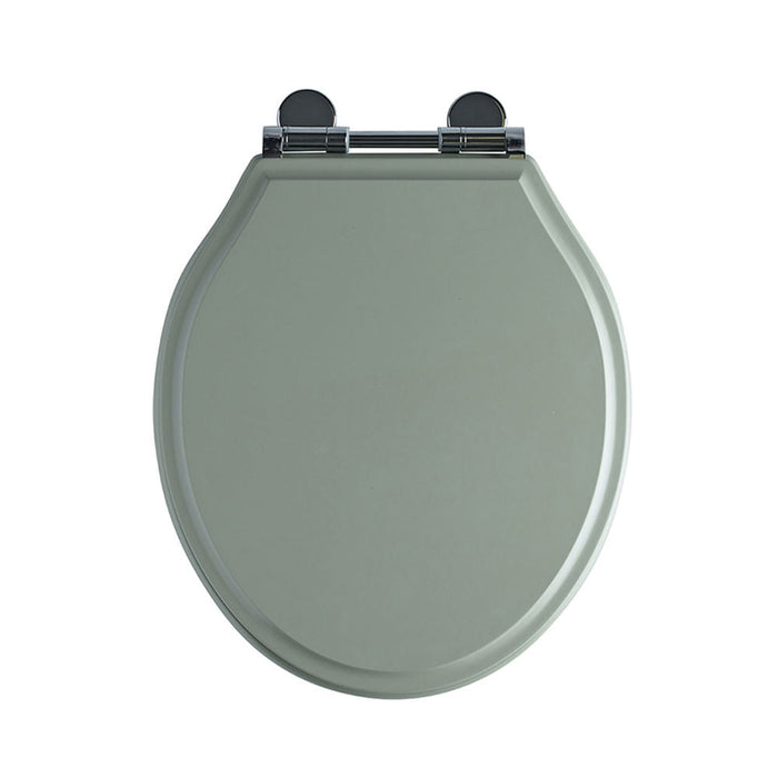 Tavistock Vitoria Wooden Soft Close Toilet Seat - Pebble Grey - Unbeatable Bathrooms