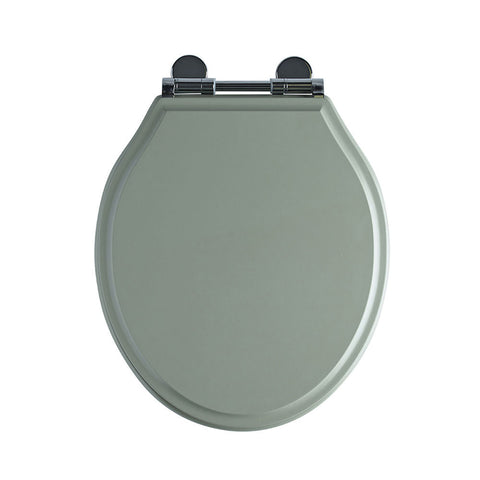 Tavistock Vitoria Wooden Soft Close Toilet Seat - Pebble Grey - Unbeatable Bathrooms
