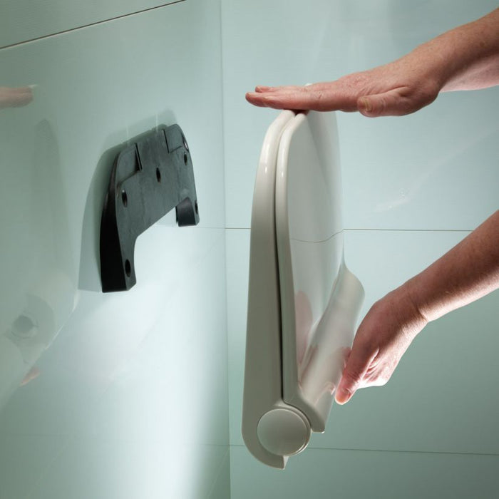 Roper Rhodes Standard Shower Seat - White - Unbeatable Bathrooms