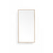 Slimline 3 Tray Bathroom Mirror Cabinet and Shelf Unit - Natural Oak - Unbeatable Bathrooms