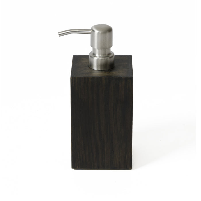 Wooden Soap Dispenser Pump Mezza - Dark Oak - Unbeatable Bathrooms