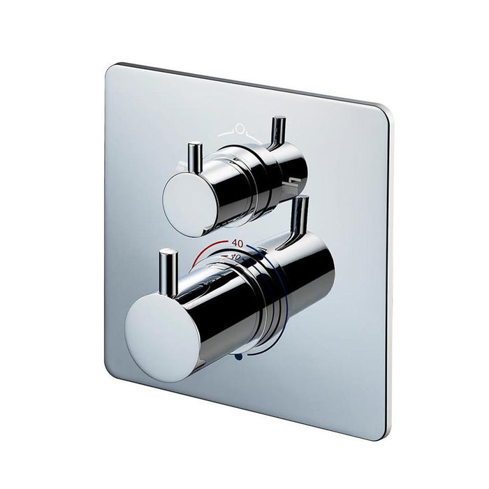 Sottini Basento Thermostatic Built In Shower with Diverter Square - Unbeatable Bathrooms