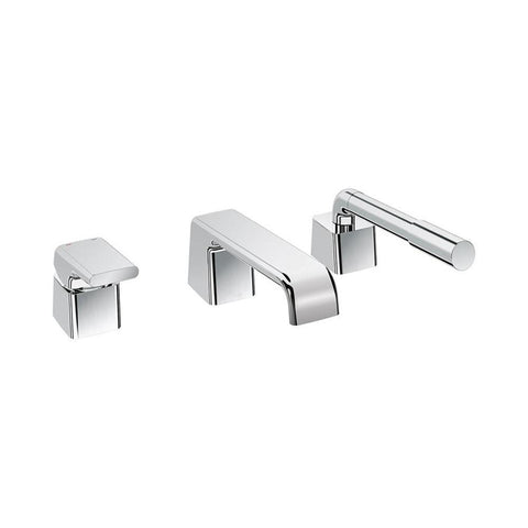 Sottini Melito Single Lever 3 Hole Bath Shower Mixer and Pullout Handspray - Unbeatable Bathrooms