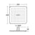 Sottini Borbera Rainshower Square No Arm - Unbeatable Bathrooms