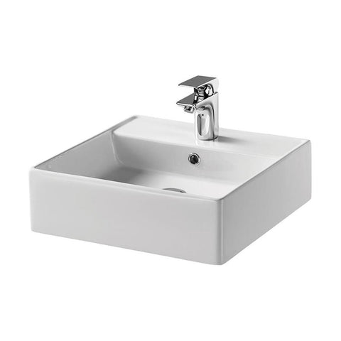 Sottini Vomano 460mm 1TH Square Countertop Basin - Unbeatable Bathrooms