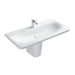 Sottini Turano 60/80/100cm 1TH Wall Hung Basin - Unbeatable Bathrooms
