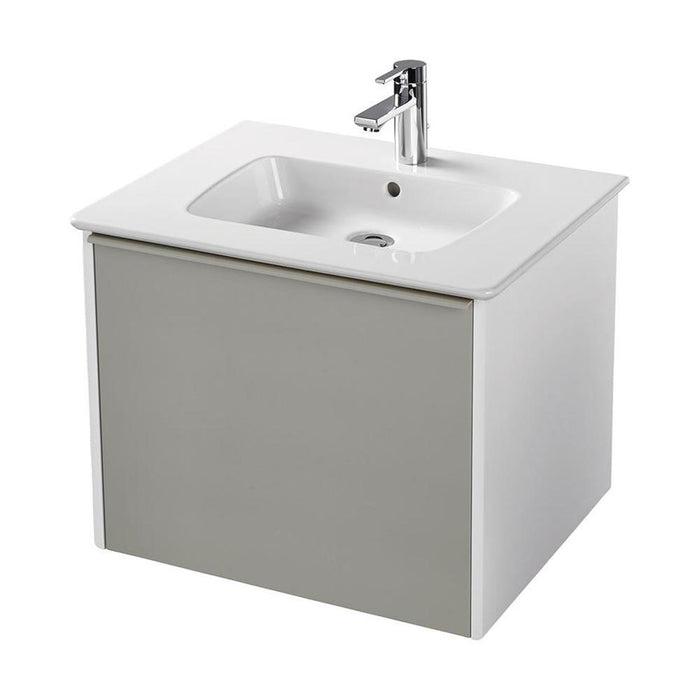 Sottini Simeto 600mm Vanity Unit - Wall Hung 1 Drawer Unit - Unbeatable Bathrooms