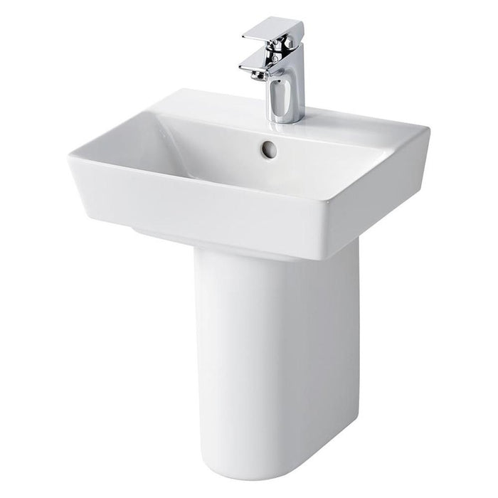 Sottini Isarca 40cm 1TH Pedestal Basin - Unbeatable Bathrooms