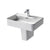 Sottini/ Ideal Standard Fusaro 1TH Wall Hung Basin with Overflow & Integral Clicker Waste (Various Sizes) - Unbeatable Bathrooms