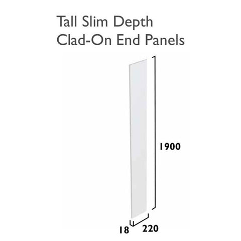 Tavistock Calm Tall End Panel - Reduced Depth - Unbeatable Bathrooms