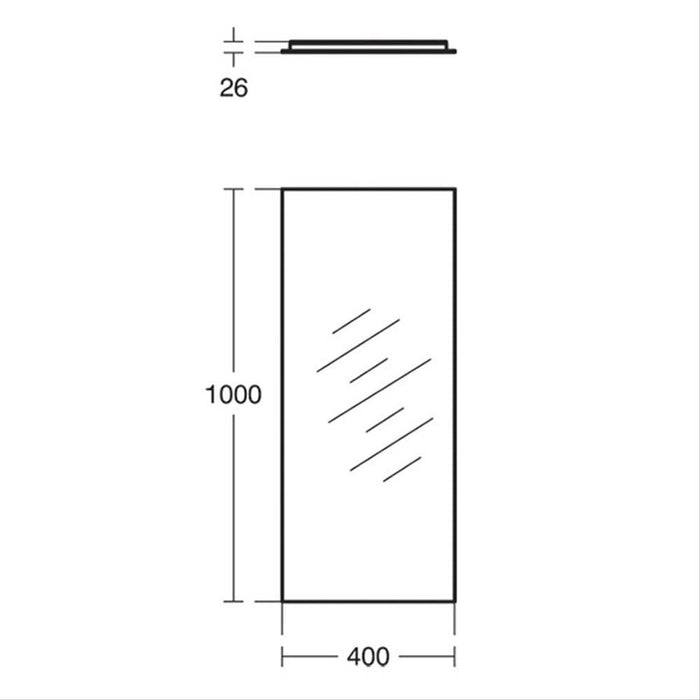 Ideal Standard M+L Mirror with Ambient Light and Anti-steam - Unbeatable Bathrooms