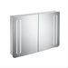 Ideal Standard M+L Mirror Cabinet with Bottom Ambient Front Light - Unbeatable Bathrooms