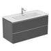 Sottini Fusaro Vanity Unit - Wall Hung 2 Drawer Unit (Various) - Unbeatable Bathrooms