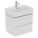 Sottini Fusaro 600mm Vanity Unit - Wall Hung 2 Drawer Unit - Unbeatable Bathrooms