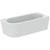 Ideal Standard Adapto 178cm x 78cm Asymmetric Double Ended Bath with Clicker Waste and Slotted Overflow, No Tapholes - Unbeatable Bathrooms