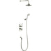 Burlington Trent Thermostatic Dual Outlet Concealed Divertor Shower Valve , Fixed Shower Arm, Handset & Holder with Hose with Rose - Unbeatable Bathrooms