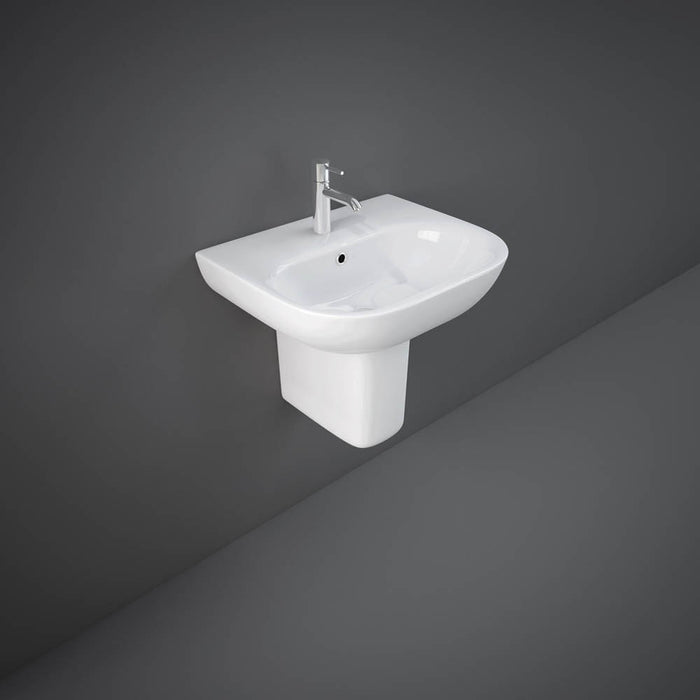 RAK Tonique 45/55cm Pedestal Basin - 1TH - Unbeatable Bathrooms
