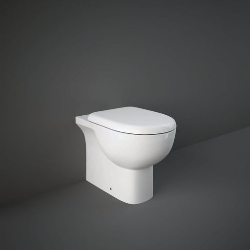 RAK Tonique Back To Wall Toilet & Soft Close Seat - Unbeatable Bathrooms