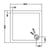 Hudson Reed 800mm Square Shower Tray - White - Unbeatable Bathrooms