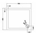 Hudson Reed 900mm Rectangle Shower Tray - White - Unbeatable Bathrooms