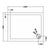Hudson Reed 1000mm Rectangle Shower Tray - White - Unbeatable Bathrooms