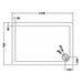 Hudson Reed 1100mm Rectangle Shower Tray - White - Unbeatable Bathrooms