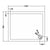 Hudson Reed 1100mm Rectangle Shower Tray - White - Unbeatable Bathrooms