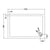 Hudson Reed 1200mm Rectangle Shower Tray - White - Unbeatable Bathrooms