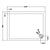 Hudson Reed 1200mm Rectangle Shower Tray - Black Slate - Unbeatable Bathrooms