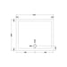 Hudson Reed Slimline Rectangle Shower Tray - White - Unbeatable Bathrooms