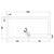 Hudson Reed Slimline Rectangle Shower Tray - White - Unbeatable Bathrooms